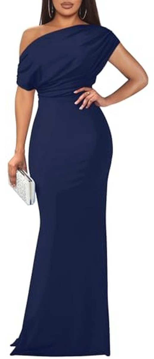 Dames Sexy Elegante Mouwloze Bodycon Lange Jurk