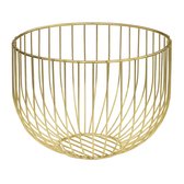 Fruitschaal – Opbergmand Goud – Ø27 x H15 cm