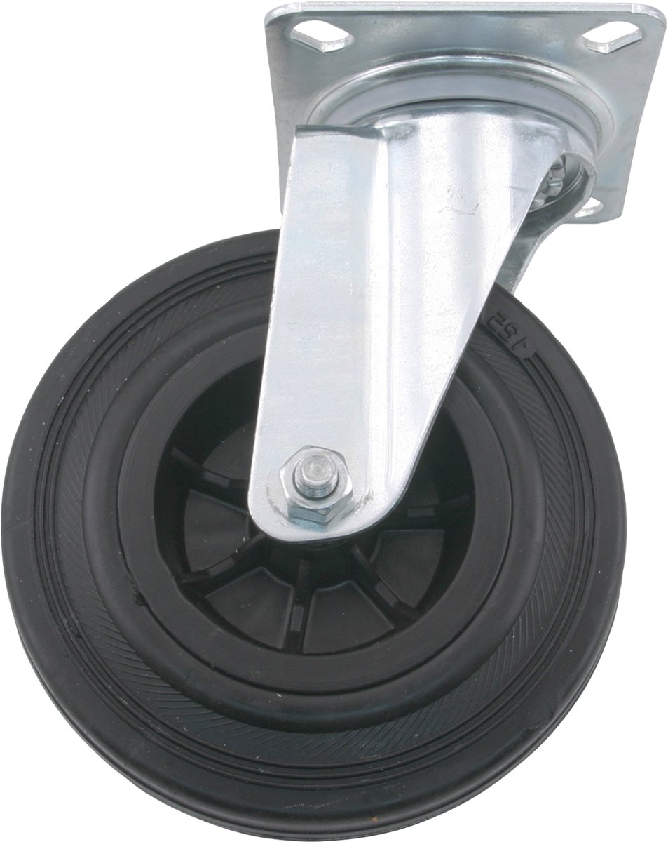 Transportzwenkwiel - met rollager - 100 mm
