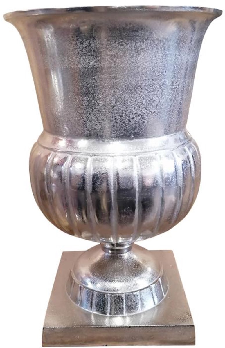 Michael Noll - Vaas - Aluminium - zilver - Staande vaas - XL - 46 cm