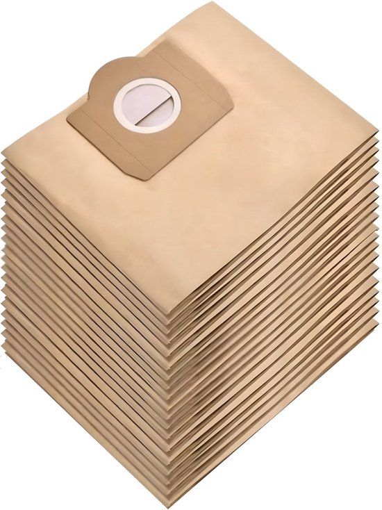 Sacs d'aspirateur AUM – Lot de 20 – Compatibles avec les Kärcher WD3 / MV3 / SE 4001 et plus – Sacs à poussière en papier de haute qualité – Alternatief au 6.959-130.0 – Durables, efficaces et universels