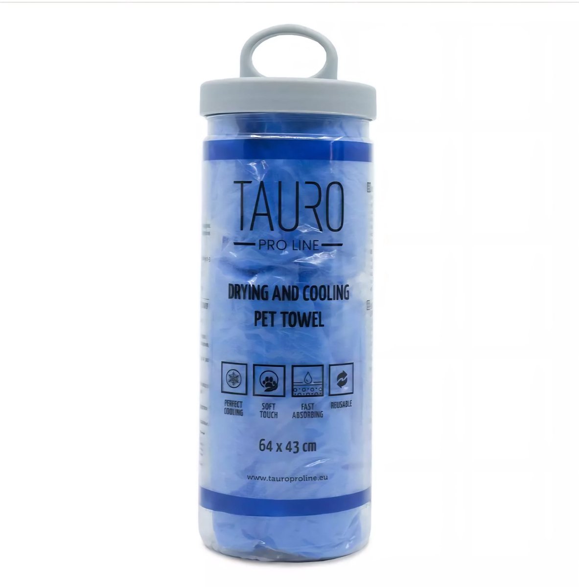 Tauro Pro Line - Drying and cooling towel Blauw - towel - drying - cooling - zeemvel