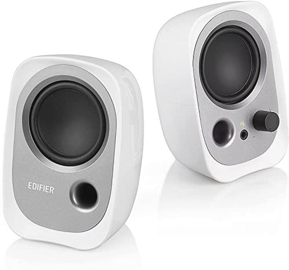 USB Bureau Speakers met Bass Reflex en Volumeregeling - Ideaal voor Computer en Laptops