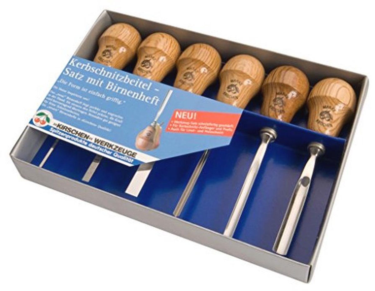 Holle beitels voor sculptuurwerkzaamheden