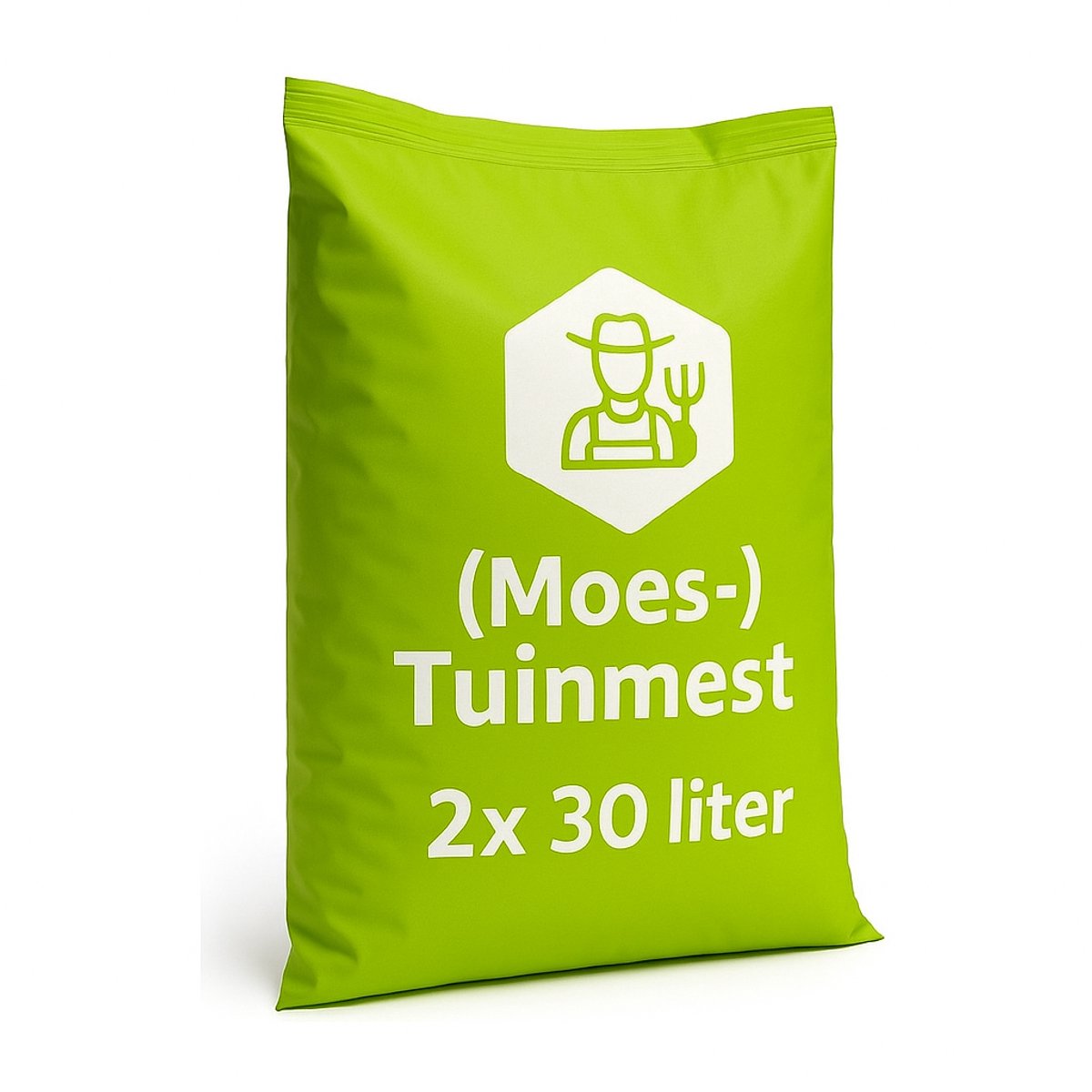 Tuinmest - Moestuinmest organisch 60 liter - Universeel toepasbaar - Geschikt voor Tuin en Moestuin