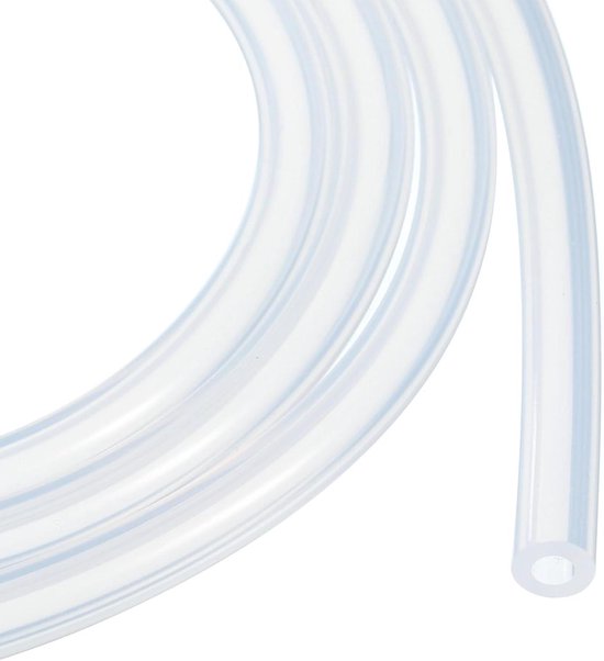 Siliconen slang, 4mm ID x 6mm OD, lengte 3 meter, iMeistek voedselveilige flexibele siliconen slang, water-lucht slang, voor pomptransfer