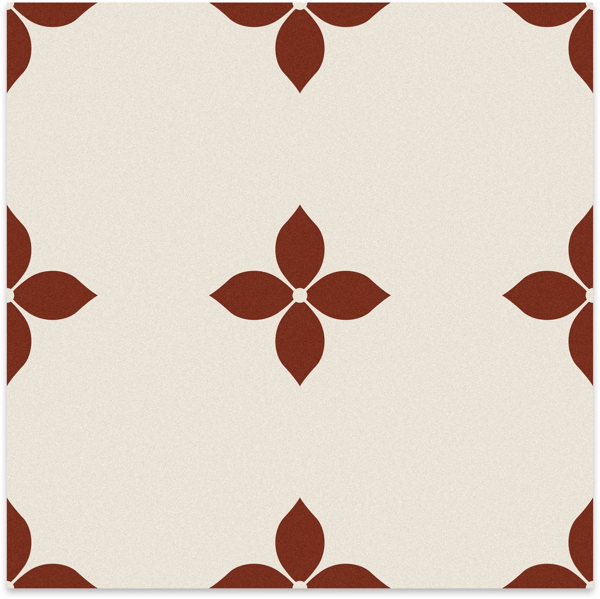 24Supply Plaktegels - Vloer - 10 Stuks - Glans - Portugese bloem - 30x30cm