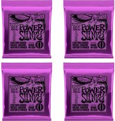 Ernie Ball 2220 Power Slinky snaren voor elektrische gitaar (4 sets)