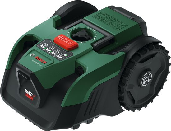 Robotmaaier Bosch VISIMOW18V-200 zonder accu, draadloos maaien tot 200 m², SmartVision, 16 cm mes, verstelbare hoogte