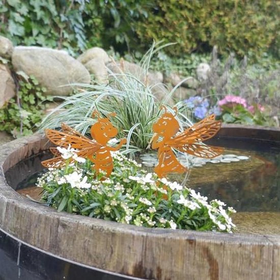 Tuinsteker Dieren met Paardenbloem - 38 cm Hoog - Grappige Decoratie voor Tuin, Balkon en Terras — afbeelding 3