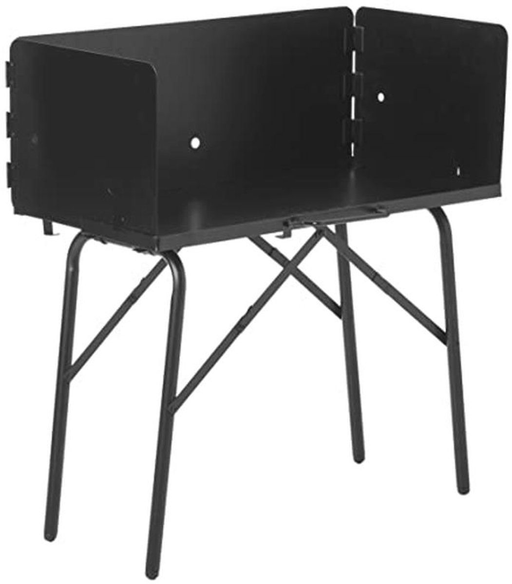 Camping Kooktafel met Opvouwbare Poten en Windscherm