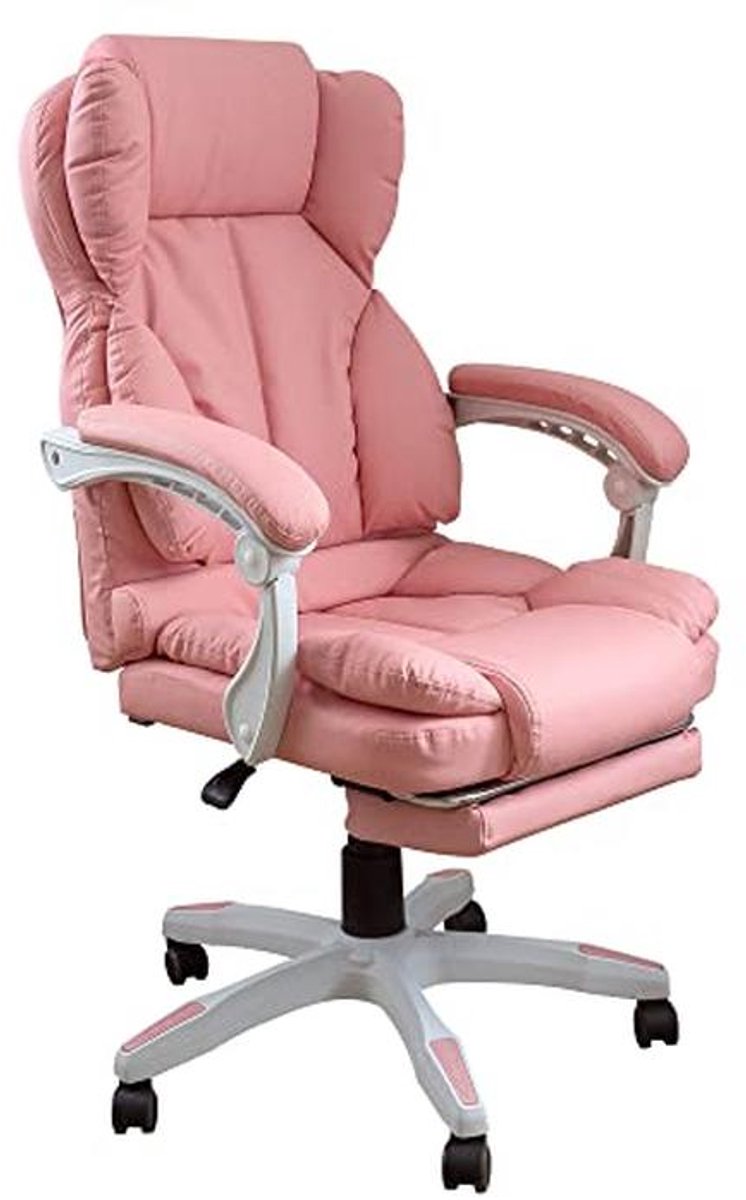 Ergonomische bureaustoel met flexibele rugleuning en hoofdsteun - Comfortabele bureaustoel voor kantoor