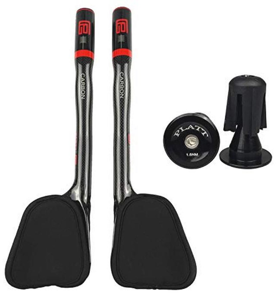 Aero Bars voor Fietsen - Koolstofvezel Stuur voor Racefiets en Mountainbike 31.8mm