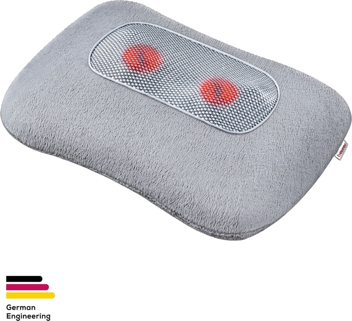 Bol.com Beurer MG 145 Shiatsu Massagekussen – Infrarood – Verwarming - 4 Roterende massagekoppen - Nek - Rug – Schouders – Cosy ... aanbieding