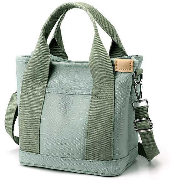 Canvas Crossbody Tas Voor Vrouwen – Y2K Stijl, Messenger Bag, 41x24x17 Cm, Met Meerdere Vakken