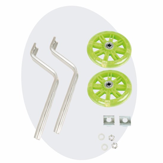 Voltano Zijwieltjes LED Verlichting - Groen - 12-20 inch Zijwielen van Voltano — afbeelding 4