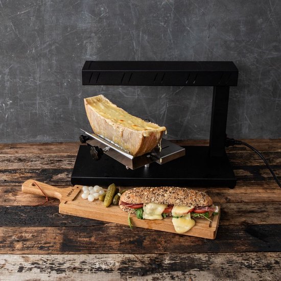 Boska Raclette Demi â€“ Traditionele Raclette - Draaibaar Frame RVS â€“ Voor Halve Raclettekaas — afbeelding 2