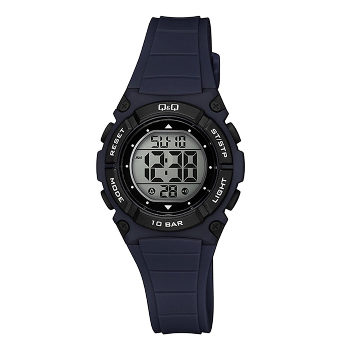 Q Q Kinder QQ digitaal kinder horloge Zwart - Horloge - Siliconen - Zwart -