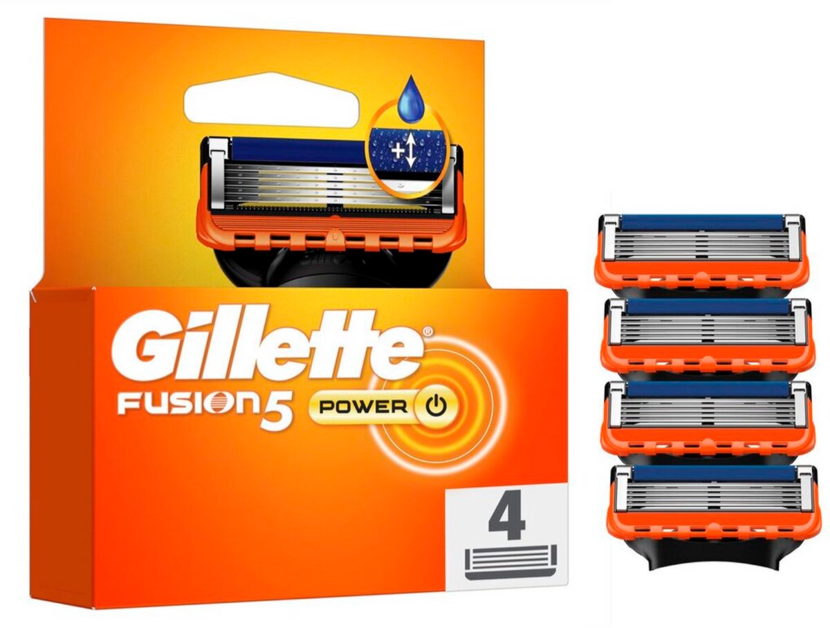 Gillette Fusion Power scheermesjes (4 st.)