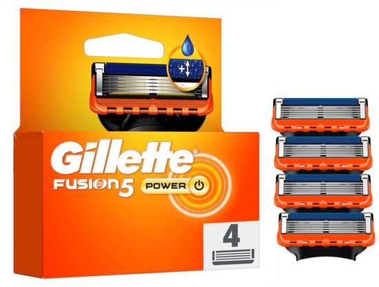 Gillette Fusion 5 Power - 4 stuks - Scheermesjes