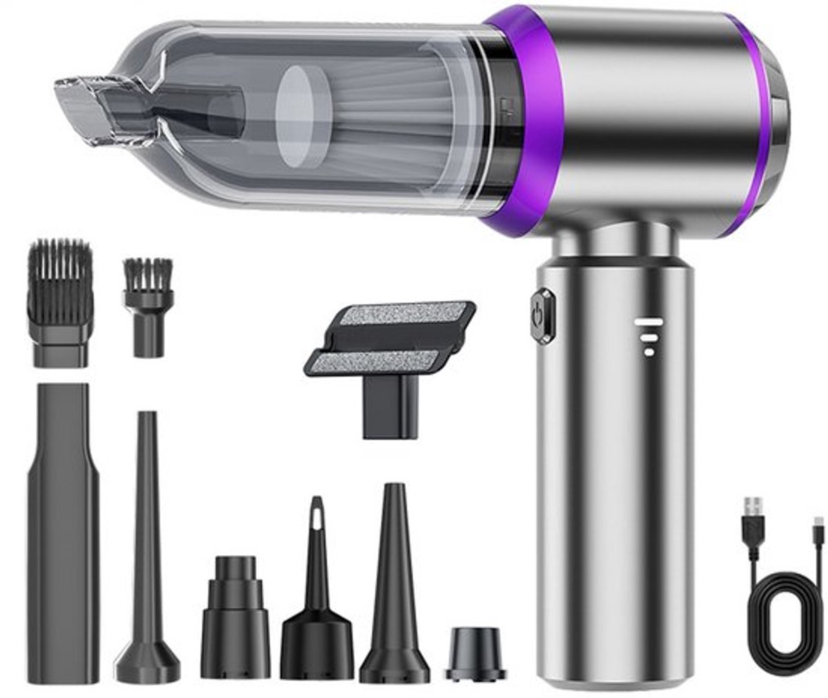 Handheld stofzuiger, 15000Pa mini draadloze draagbare - Handheld - €41,49