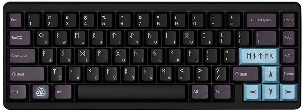 VARMILO Muse65 HE Asgard - 65% Gateron Magnetic Jade Pro Magnetische Schakelaar Hall Effect RGB Hotswap Mechanisch Gaming Toetsenbord