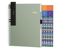Agenda 2026 – A5 – Weekagenda – Hardcover – Groen