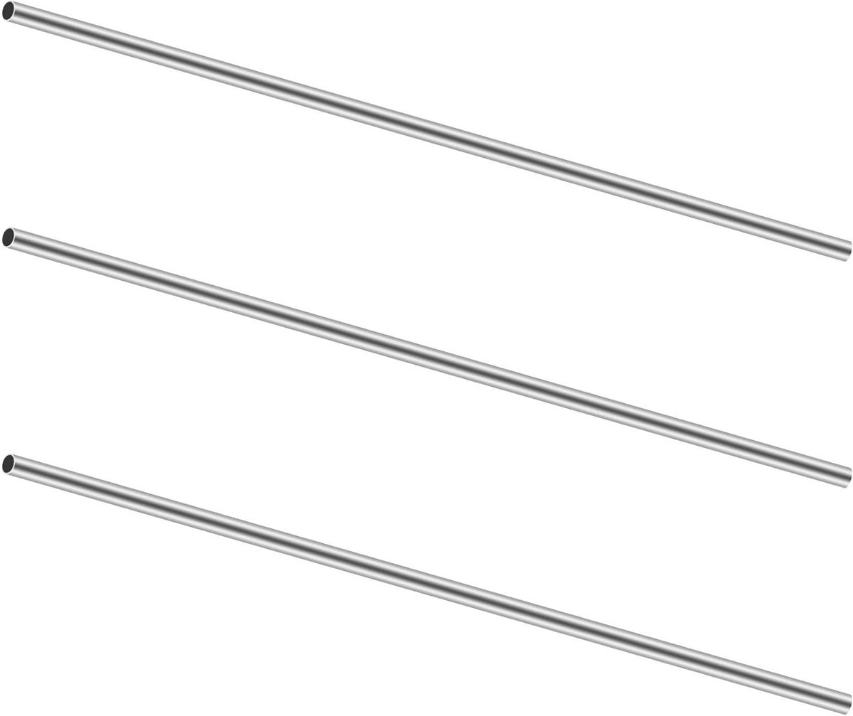 Cosensi - Roestvrijstalen ronde buizen 6 mm 304, 150 mm lang (3 stuks)