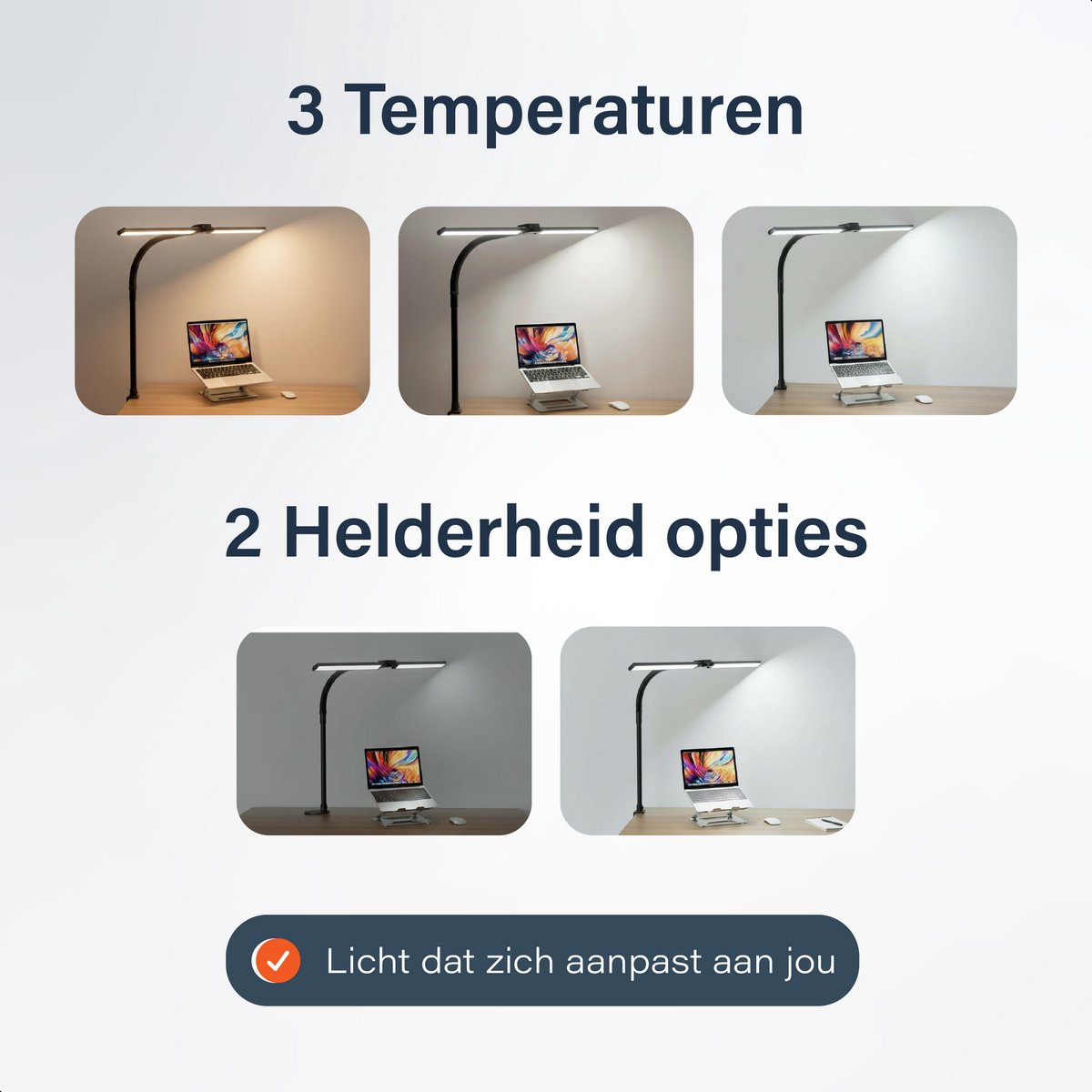 Skoov Bureau lamp LED Dimbaar - Monitor thumbnail 4