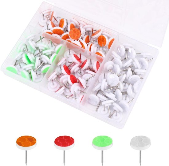 Glow in the dark haring beschermkapjes 8 stuks