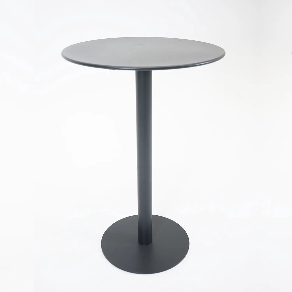 Vita Santo bartafel Ø70 met 2 Porto barstoelen zwart