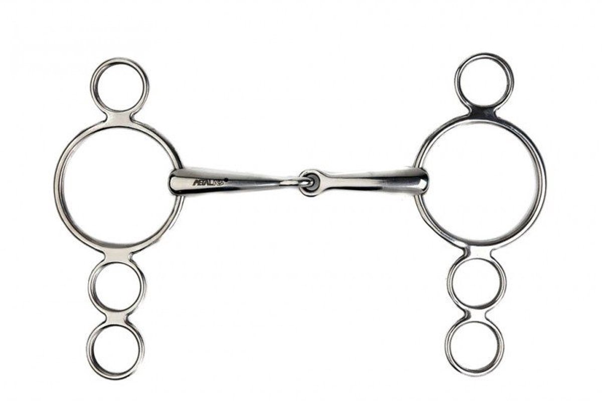 Metalab Verstelbaar 4 ringen bit Kleurloos