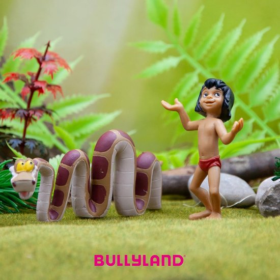 Bullyland 12380 – Speelfiguur Disney Jungle Boek met Mogli – levensecht en detailrijk vormgegeven – ideaal als taartfiguur, verzamelobject of vrolijk cadeau voor kinderen vanaf 3 jaar