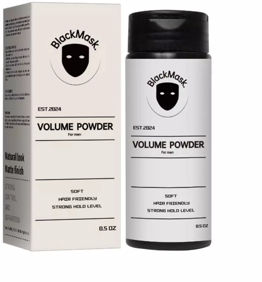 BlackMask Volume Powder - Black Mask Haarpoeder voor Direct Volume - Lichtgewicht & Matte Finish