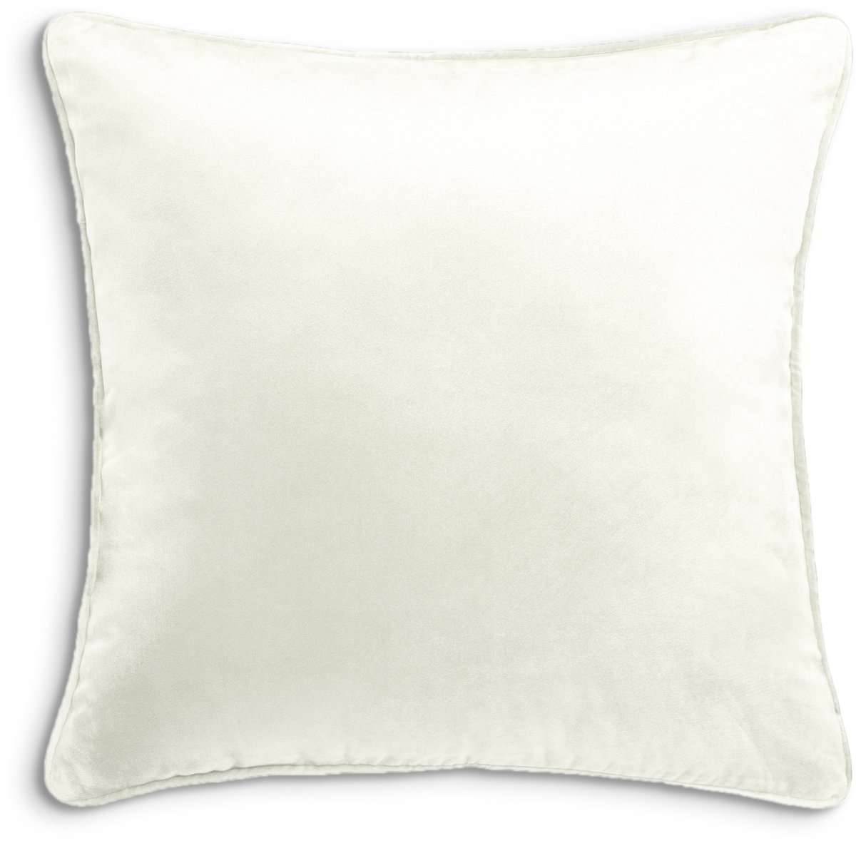 Heckettlane Sierkussen Velours Original - Off White - Sierkussens 48x48 cm - 100% Polyester Velours - Inclusief Binnenkussen