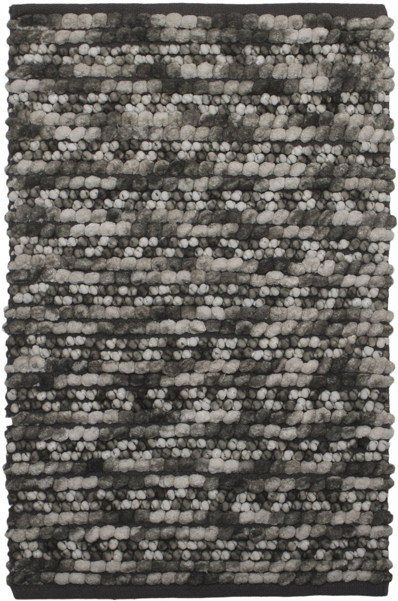 Heckettlane Badmat Brenda - Badkamermat - Bidetmat - Antislip tapijt - 70x120 cm - Antraciet