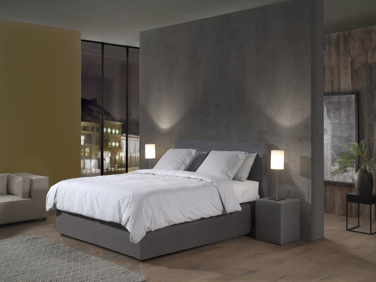 Yellow dekbedovertrek Bassano (Vapor Grey)- 240x200/220 cm