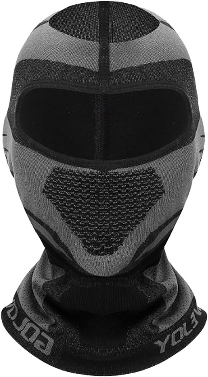 Cosensi Multifunctionele bivakmuts voor fietsen skiën en wandelen. Ademend gezichtsmasker en nekwarmer voor helmbescherming. Perfect voor buitensporten. Any