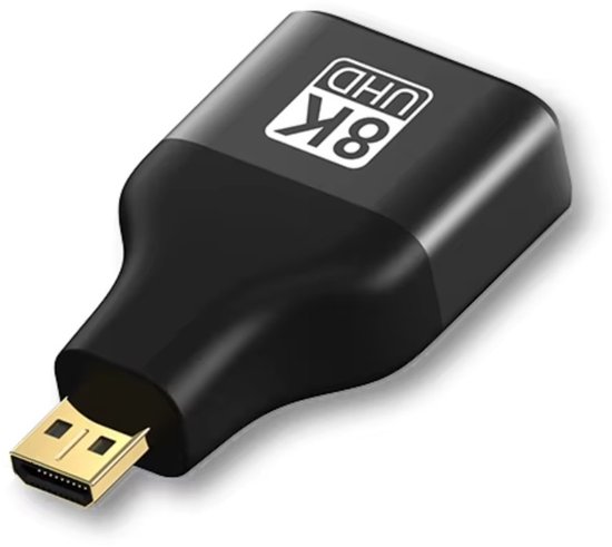 Adaptateur Micro HDMI - HDMI - HDMI2.1 (8K 60Hz + HDR) / noir