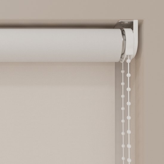 Store à enrouleur Easy Blackout Off White 90 x 190 cm