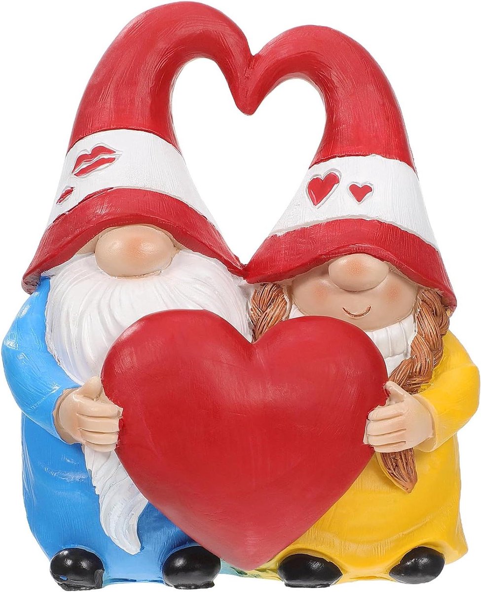 Cosensi - Tuinornamenten voor buiten decor, hars gnomestandbeeld voor bruiloft, tuin en gazon decoraties.