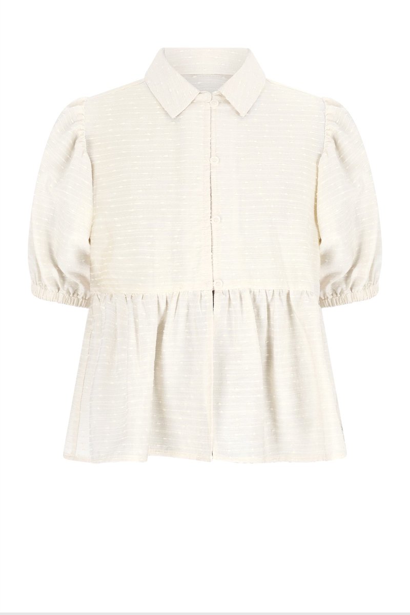NoBell' - Tiggs Blouse - Pearled Ivory - Maat 122-128
