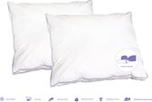 Cillows - Luxe hoofdkussen - Doseerbaar - Wasbaar - Anti Allergie - 80x80cm - 2 stuks