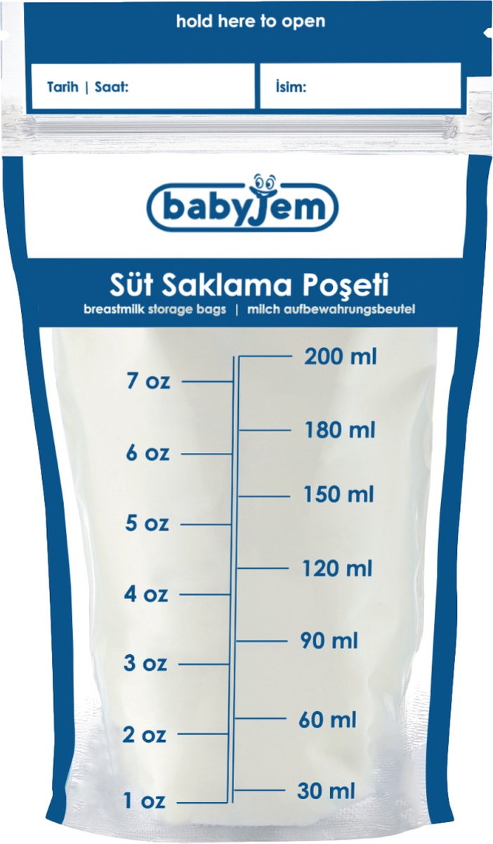 Sacs de conservation du lait maternel 25pcs. Babyjem 685