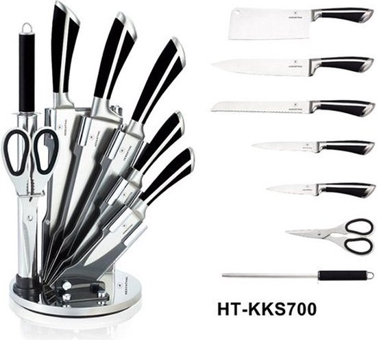 Royalty line Ensemble de couteaux avec support - Couteaux - Type