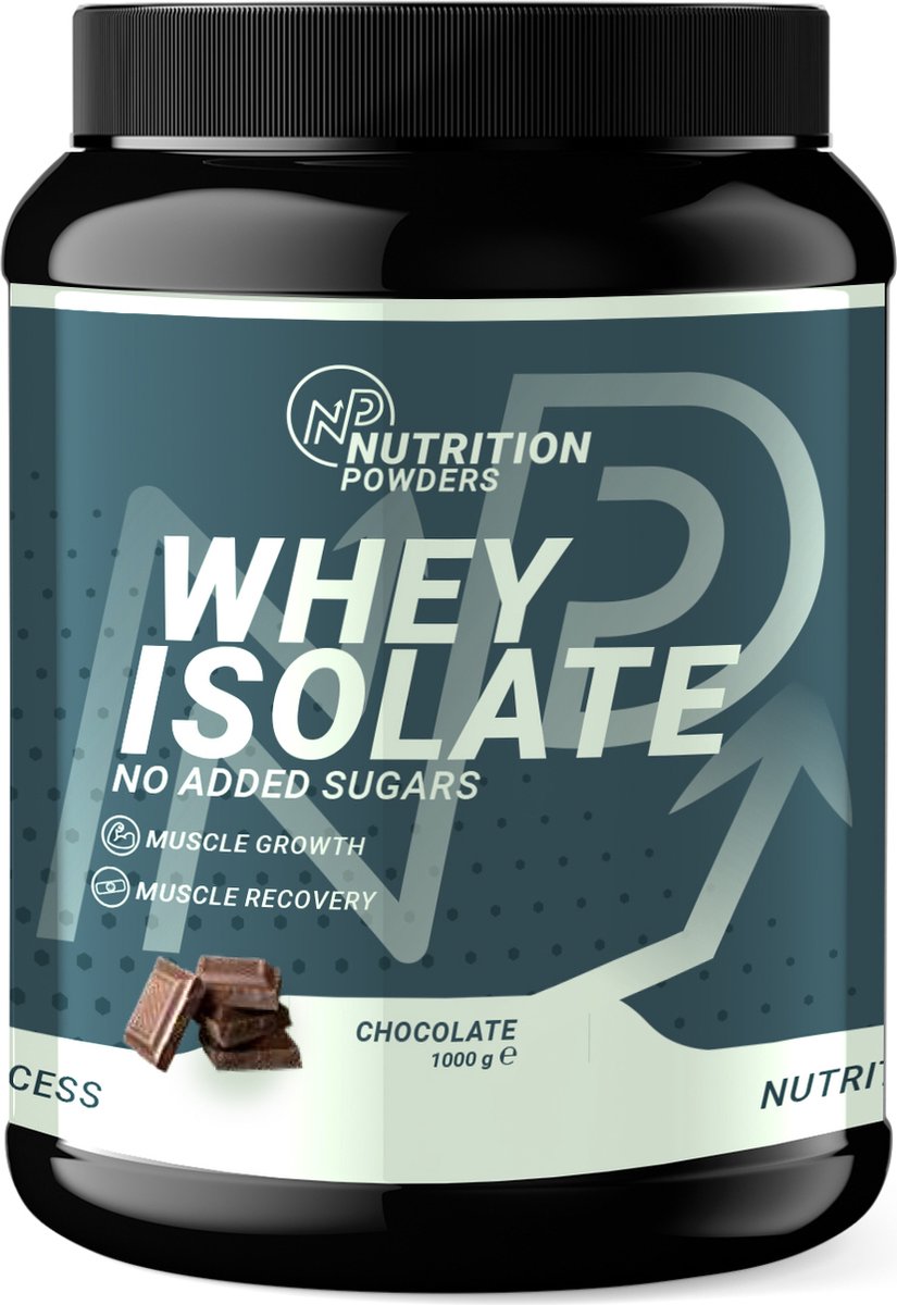 Whey Isolaat | Chocolade | 1000 Gram | Eiwitshake | Helpt Bij Spiergroei