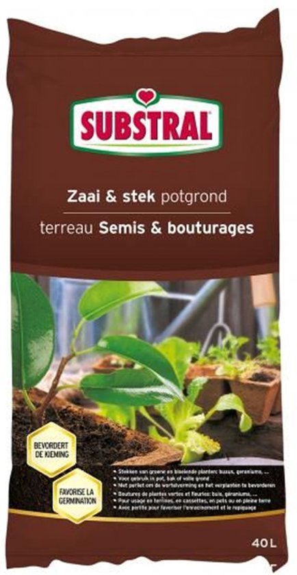 Substral zaai- en Stekgrond 40lt