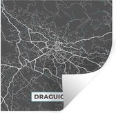 Stickers muraux - Draguignan - France - Plan de Ville - Plan - Plan - 120x120 cm - Film Adhésif XXL