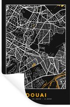 Stickers Stickers muraux - France - Douai - Plan de ville - Carte - Plan d'étage - 60x90 cm - Film adhésif