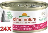 Almo Nature HFC - Nourriture pour chat - Kip & Foie - 24x70gr